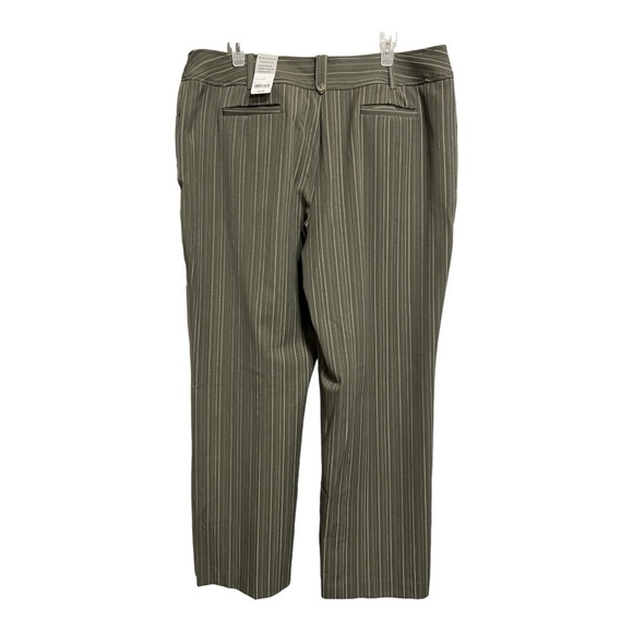 Worthington Basil Stripe Marilyn Fit Trousers Size 18 - Picture 2 of 11